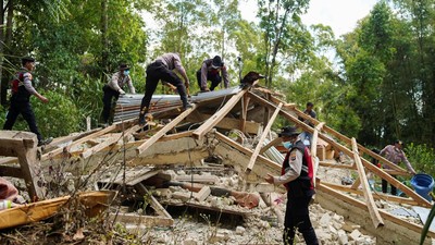 Gempa Guncang Manggarai, Polisi Periksa Rumah yang Rusak Parah