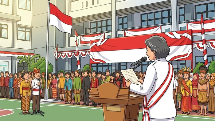 Ilustrasi Amanat Pembina Upacara HUT ke-81 RI 2026
