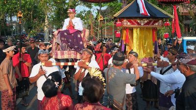 Joli Pengantin Diarak, Pernikahan Agung Tabanan Kembali Digelar Usai 60 Tahun