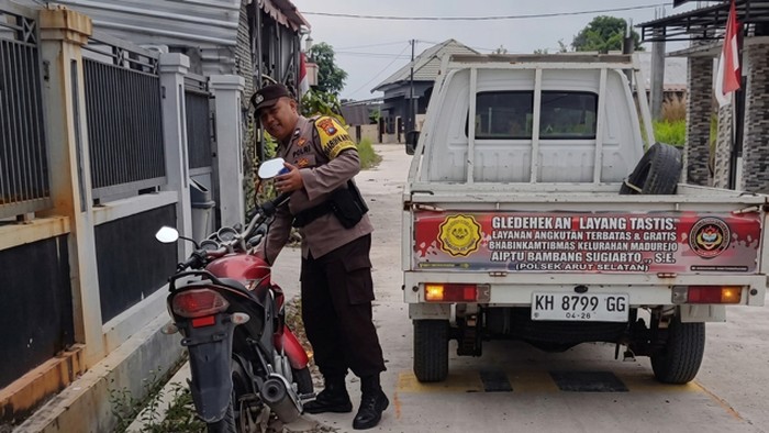Motor misterius ditinggal sembilan hari di Arut Selatan, Kotawaringin Barat.