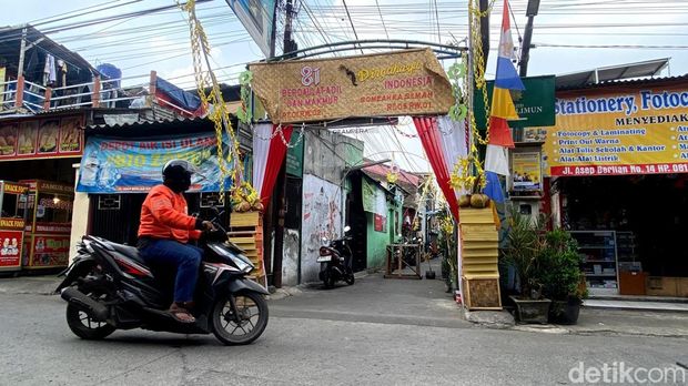 Penampakan Terowongan Merah Putih di Cikutra, Kota Bandung.