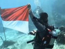 Video: Semarak HUT ke-81 RI, Merah Putih Berkibar di Dasar Laut Lembongan