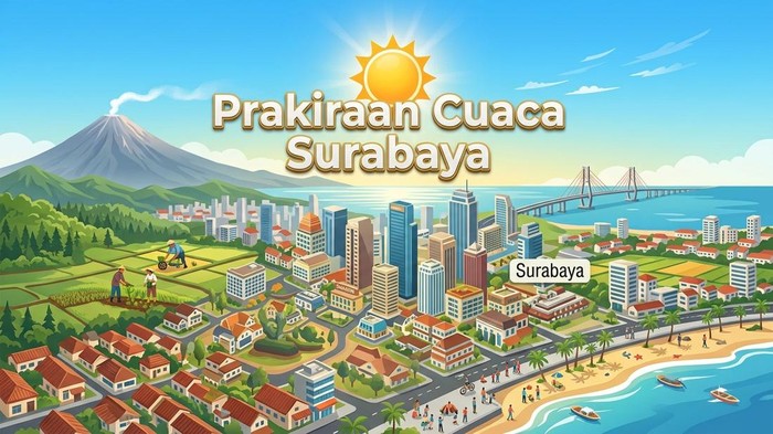 Surabaya hari ini cerah