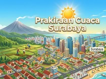 Prakiraan Cuaca Surabaya Hari Ini: Cerah, Suhu Mencapai 34 Derajat Celsius