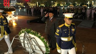 Jelang HUT RI, Prabowo Pimpin Upacara Ziarah Nasional dan Renungan Suci