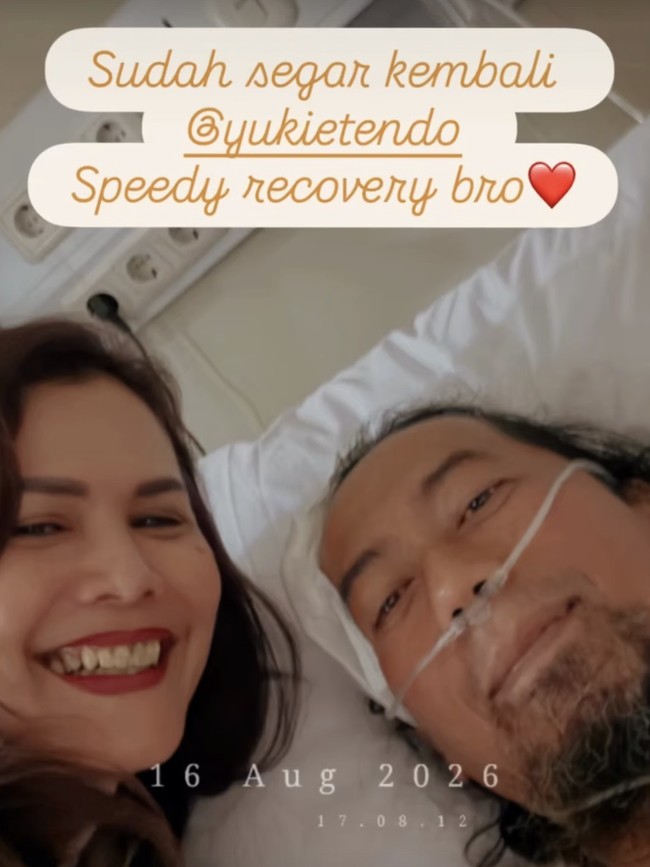 Sandy PAS Band Perlihatkan Kondisi Terkini Yukie Usai Kecelakaan