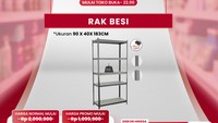 Serbu! Beli Rak Besi Semurah Ini di Transmart Full Day Sale