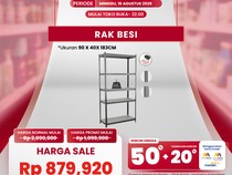 Serbu! Beli Rak Besi Semurah Ini di Transmart Full Day Sale