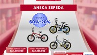 Aneka Sepeda Diobral Murah di Transmart Full Day Sale