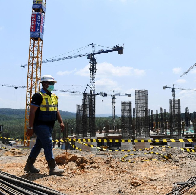 Wajah Baru IKN! Gedung MA, MK, KY hingga Plaza Keadilan Mulai Dikerjakan