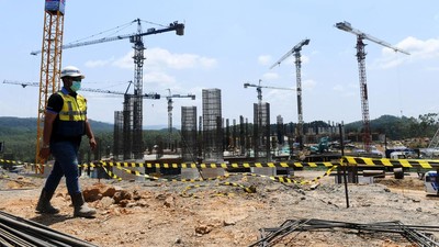 Potret Gedung MA, MK, KY hingga Plaza Keadilan Dibangun di IKN