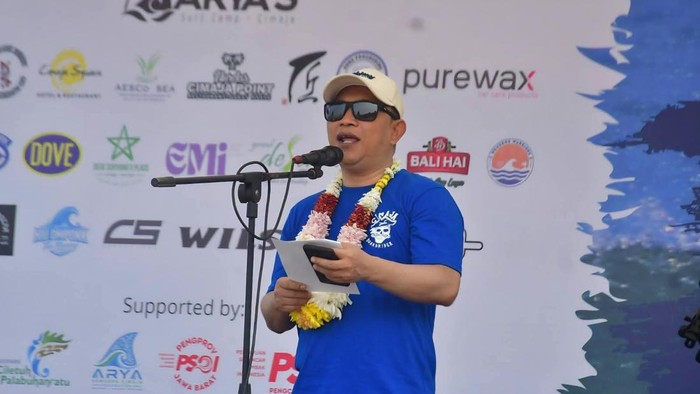 Wakil Bupati Sukabumi, Andreas membuka Boardriders Open Pro Surf Competition 2026 resmi bergulir selama tiga hari, 15 hingga 17 Agustus 2026.