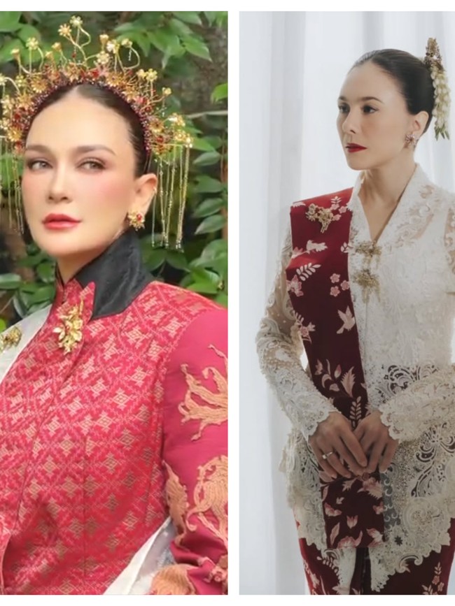 Dewi Soekarno-Wulan Guritno, Gaya 9 Artis Ikut Upacara HUT ke-81 RI di Istana