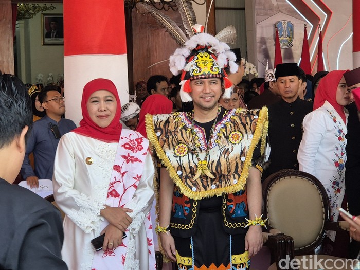 Gubernur Khofifah pimpin Upacara HUT Kemerdekaan RI di Gedung Negara Grahadi Surabaya