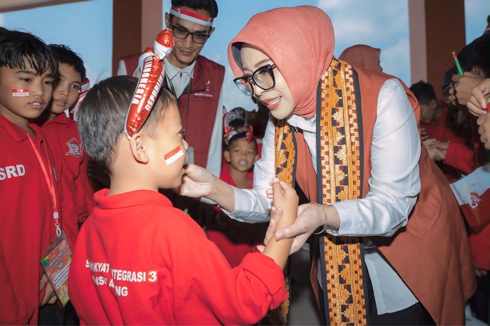 HUT ke-81 RI, Fatma Saifullah Beri Motivasi Siswa Sekolah Rakyat Lampung