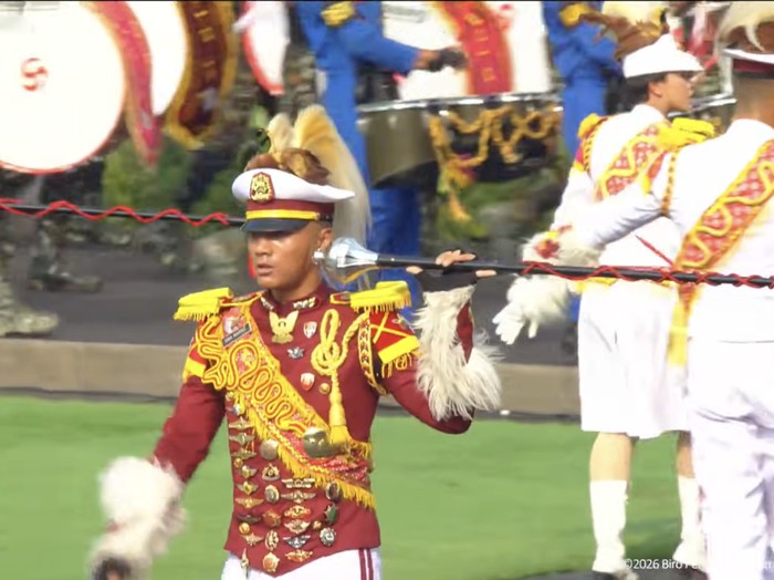 Isra Mashel Arifin pimpin Drum Corps Pelopor Cenderawasih.