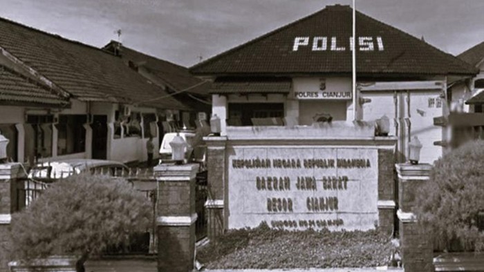 Kantor polisi Cianjur yang jadi lokasi pengibaran merah putih pertama di Cianjur