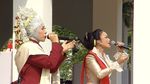 Melly Goeslaw dan Kris Dayanti Bawakan 2 Lagu di Upacara HUT ke-81 RI