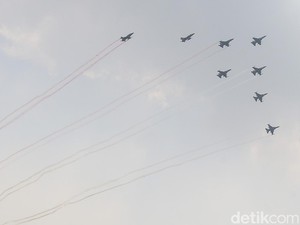 Video Atraksi 81 Pesawat TNI di i HUT ke-81 RI, Ada A400M-Rafale