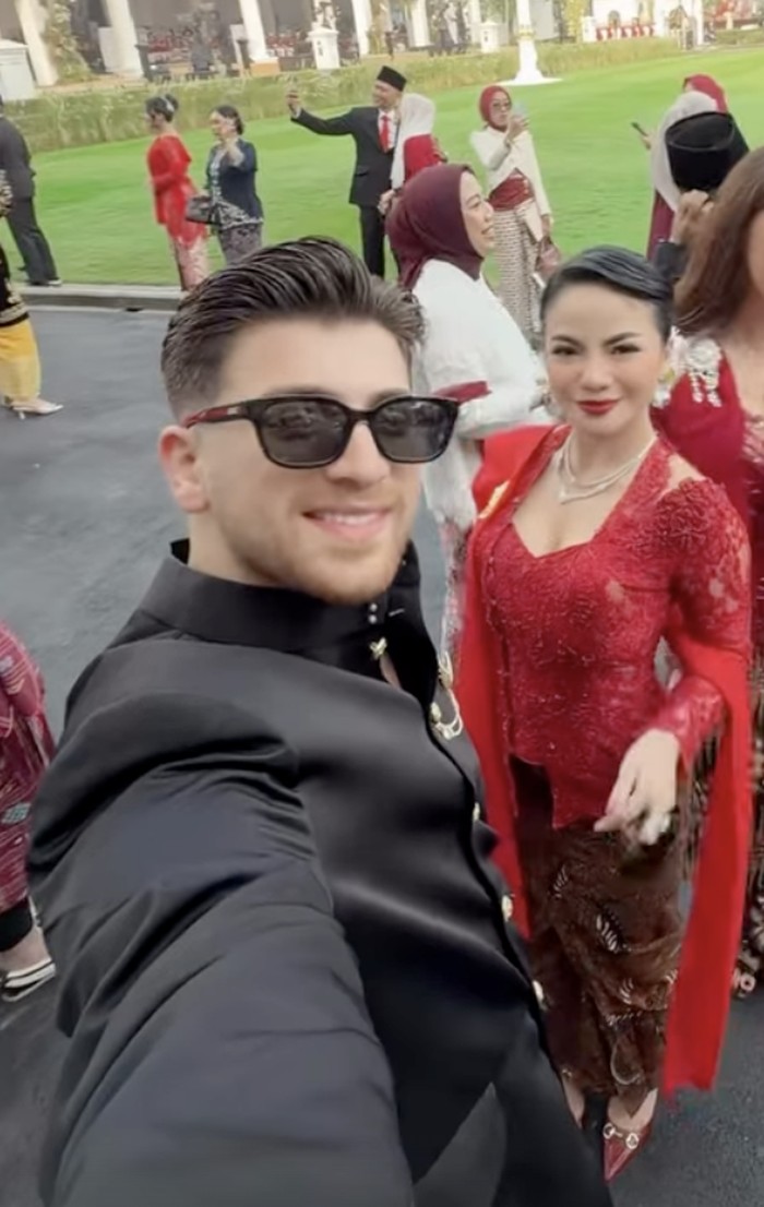 Luna Maya, Anggu C Sasmi, Raline Shah hadiri upacara HUT RI