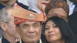 Momen-momen Selebritas di Upacara HUT ke-81 RI di Istana Merdeka