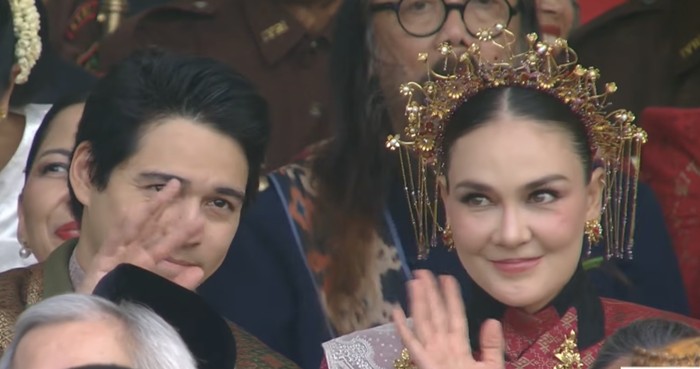 Luna Maya, Anggu C Sasmi, Raline Shah hadiri upacara HUT RI
