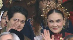 Momen-momen Selebritas di Upacara HUT ke-81 RI di Istana Merdeka