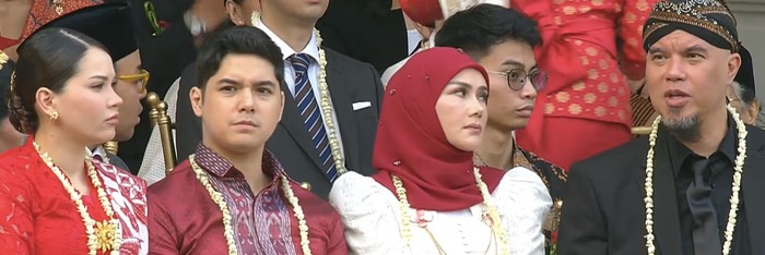 Maia Estianty hadiri upacara bendera di Istana Negara