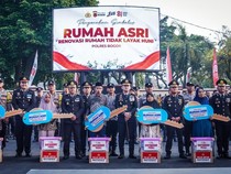 HUT Ke-81 RI, Kapolres Bogor Renovasi 8 Rumah Warga Kurang Mampu