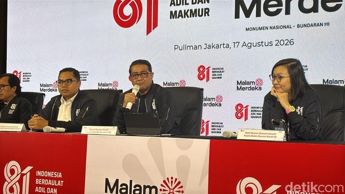 Menteri Ekonomi Kreatif/Kepala Badan Ekonomi Kreatif Teuku Riefky Harsya (Belia/detikcom).