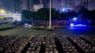 13.859 Personel Gabungan Bakal Amankan Gelaran HUT ke-81 RI di Jakarta
