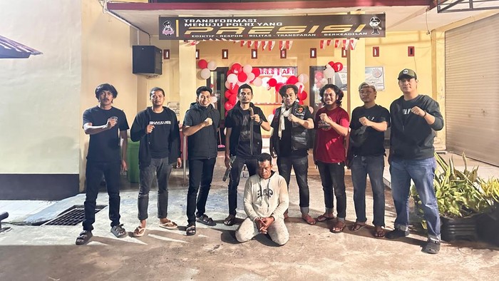 Polres Bantaeng menangkap pria yang menebas tetangganya.