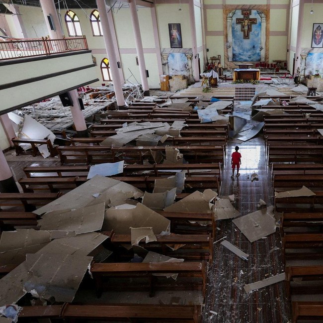 Potret Kerusakan Bangunan Gereja St. Fransiskus Asisi Pascagempa