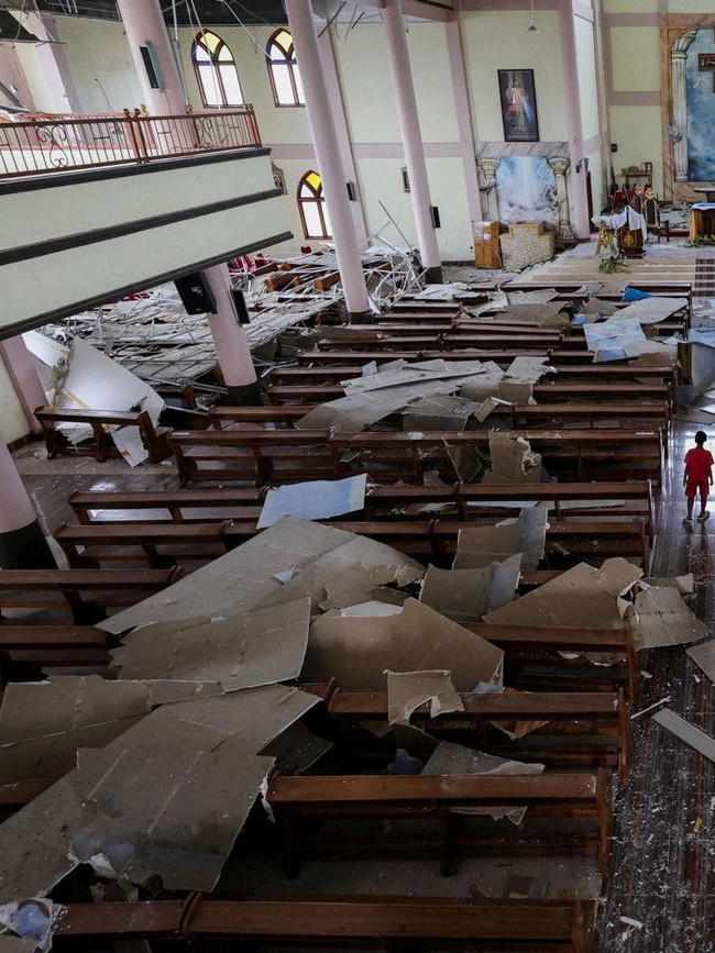 Potret Kerusakan Bangunan Gereja St. Fransiskus Asisi Pascagempa