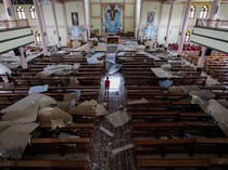 Potret Kerusakan Bangunan Gereja St. Fransiskus Asisi Pascagempa