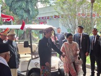 Video: Momen Jokowi-Maruf Tiba di Istana Hadiri Upacara HUT ke-81 RI