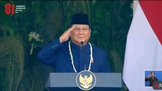 Prabowo Pimpin Upacara Detik-detik Proklamasi HUT Ke-81 RI di Istana