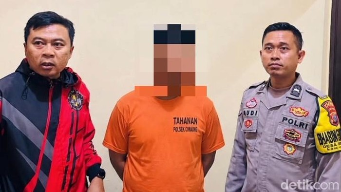 Pria berinisial YM (20) ditangkap usai memalak sejumlah kendaraan di jalur Cimaung-Pangalengan ditangkap polisi