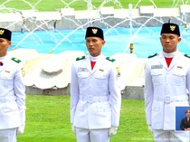Profil 3 Pengibar Bendera Merah Putih di Upacara HUT ke-81 RI di Istana Merdeka