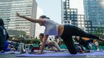 Rayakan HUT ke-81 RI, Warga Jaga Kebugaran Lewat Pilates