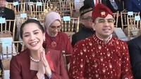 Raffi Ahmad dan Nagita Slavina Kompak saat HUT RI Ke-81 di Istana Merdeka
