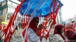 Semarak Pawai Kemerdekaan Warga Warnai Kawasan Dukuh Atas