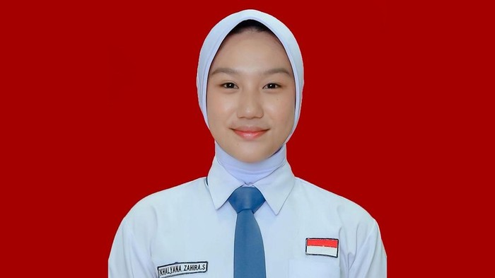 Siswi MAN 1 Lubuklinggau, Khalyana Zahira Sandi yang terpilih jadi anggota Paskibraka nasional 2026