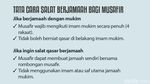 Tata Cara Salat Berjamaah bagi Musafir