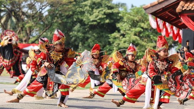 Upacara peringatan HUT RI di Banyuwangi
