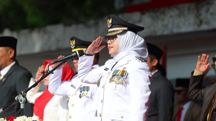 Upacara peringatan HUT RI di Banyuwangi
