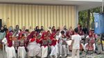 Warga Genteng Surabaya Gelar Upacara HUT ke-81 RI di Jalan