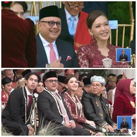 Beda Gaya Maia Estianty & Mulan Jameela di Upacara Penurunan Bendera HUT RI