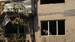 Dampak Serangan Udara Rusia Rusak Apartemen Warga di Kramatorsk