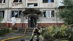 Dampak Serangan Udara Rusia Rusak Apartemen Warga di Kramatorsk